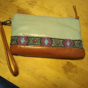SOLD SOLD SOLD           The Sak Beaded Leather Phone Charger Wristlet.